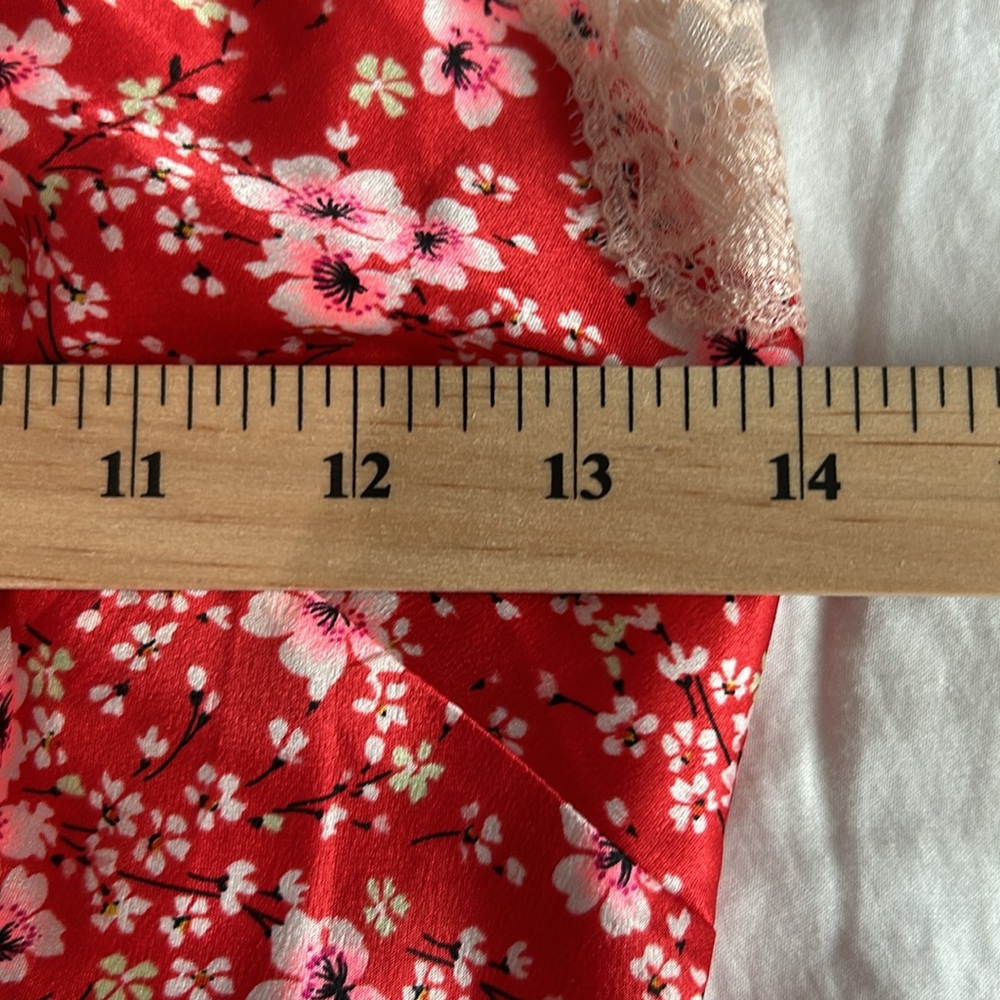 Victoria’s Secret Y2K cherry blossom mini slip dress with bows and gems Medium - Picture 5 of 17